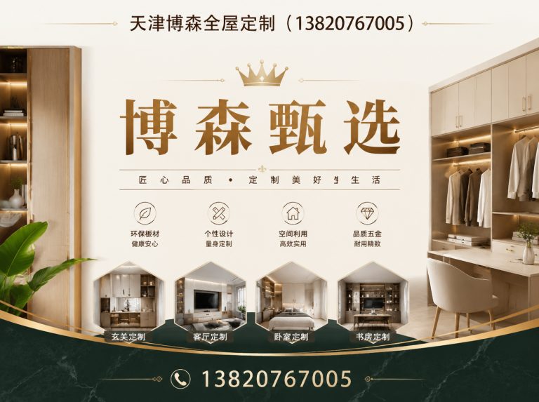 河北区天津博森全屋定制展示图
